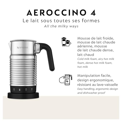 New 2022 Nespresso Aeroccino 4 Milk Frother Refresh