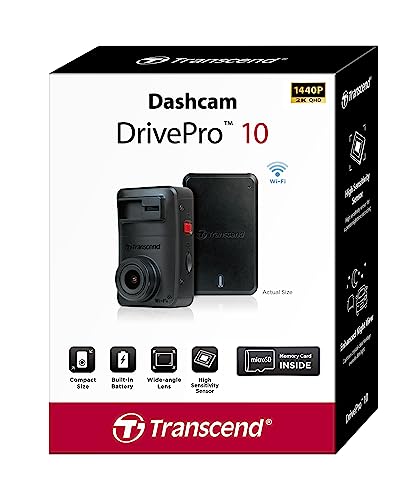 Transcend DrivePro 620 Dual Camera Dashcam with Built-in WI-FI, STARVIS high-sensitivity image sensors, GPS and Built-in Battery TS-DP620A-32G