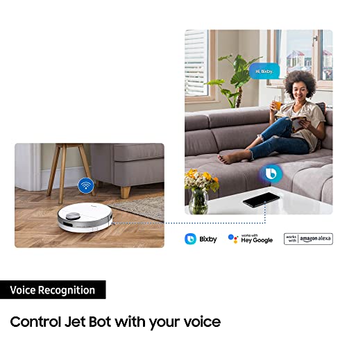 Samsung Jet Bot™+ Robot Vacuum Cleaner with Auto Empty CleanStation VR30T85513W/EU