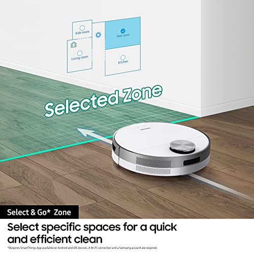 Samsung Jet Bot™+ Robot Vacuum Cleaner with Auto Empty CleanStation VR30T85513W/EU