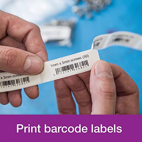 Brother QL-1100 Label Maker, USB 2.0, Shipping & Barcode Label Printer, Desktop, Up to 4 inch Wide Labels, Includes 41 x Large Shipping Labels & 62mm Continuous Tape Roll, UK Plug
