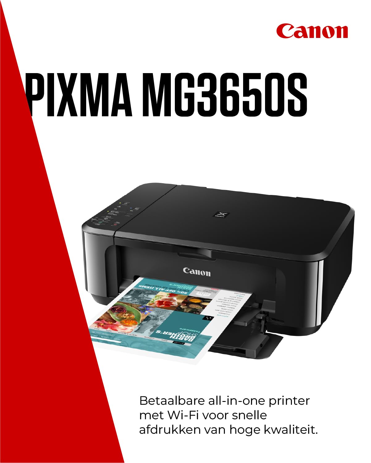 Canon PIXMA MG3650S Series - All-in-One Printers, Copier & Scanner for Home Use | Wireless Smartphone Connectivity | Canon Printer Home Printers
