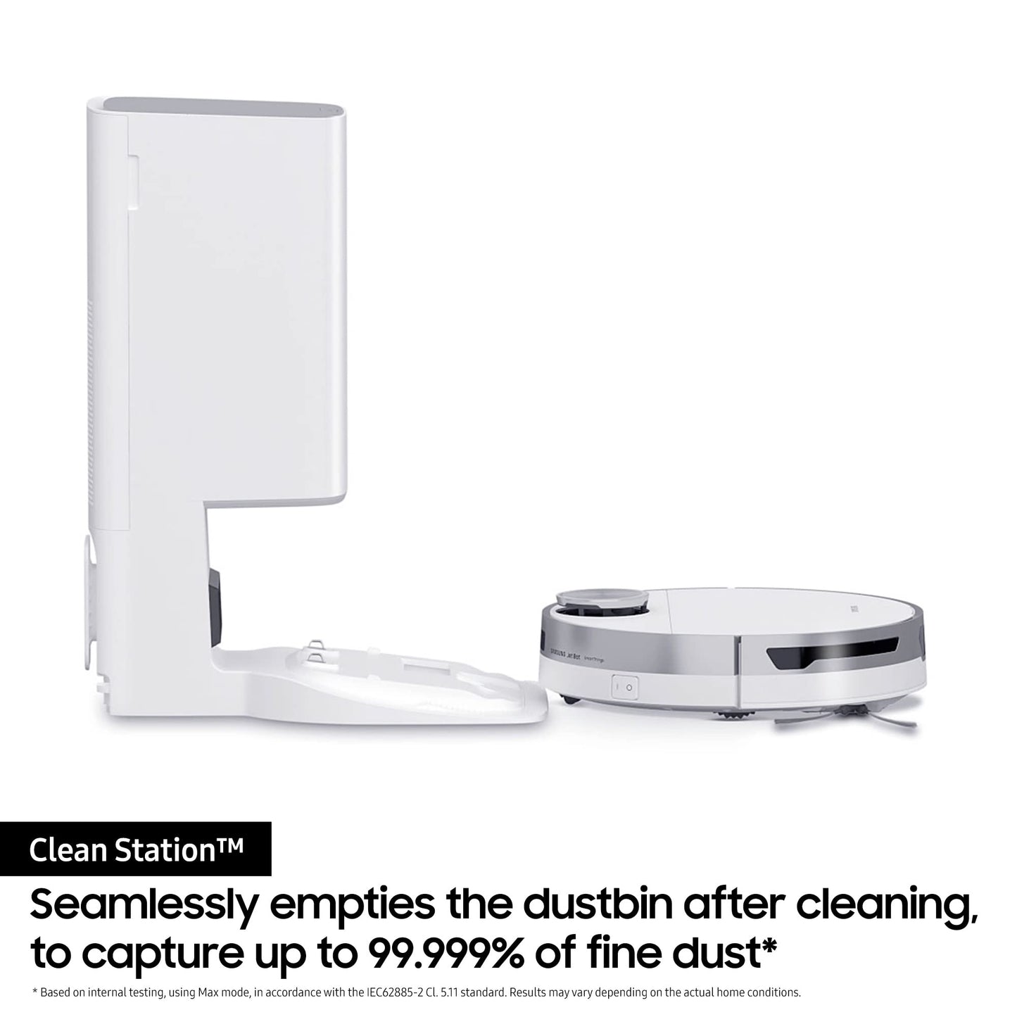 Samsung Jet Bot™+ Robot Vacuum Cleaner with Auto Empty CleanStation VR30T85513W/EU