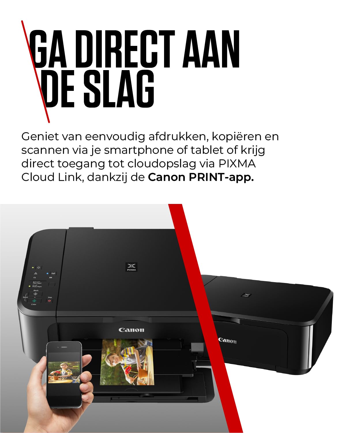 Canon PIXMA MG3650S Series - All-in-One Printers, Copier & Scanner for Home Use | Wireless Smartphone Connectivity | Canon Printer Home Printers