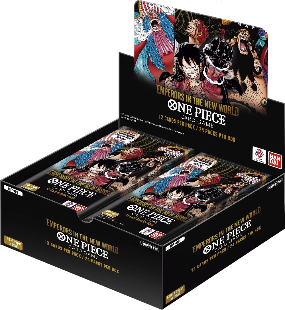 BANDAI One Piece TCG Card Game OP09 - The Four Emperors - Booster Display EN