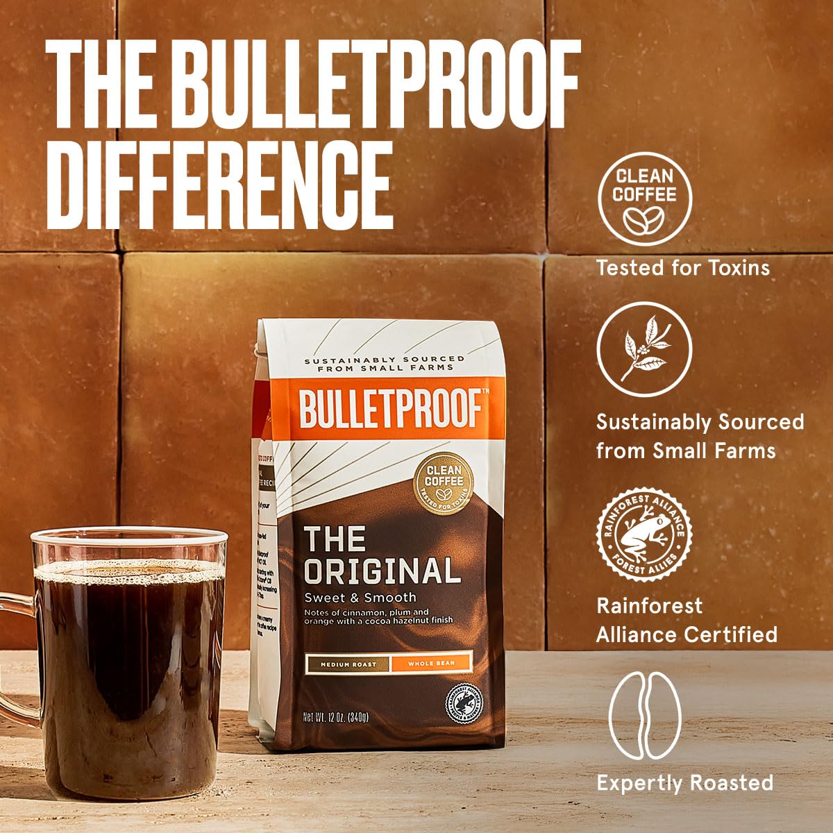 Bulletproof - Upgraded Coffee (whole bean) - 340g/12oz (single)