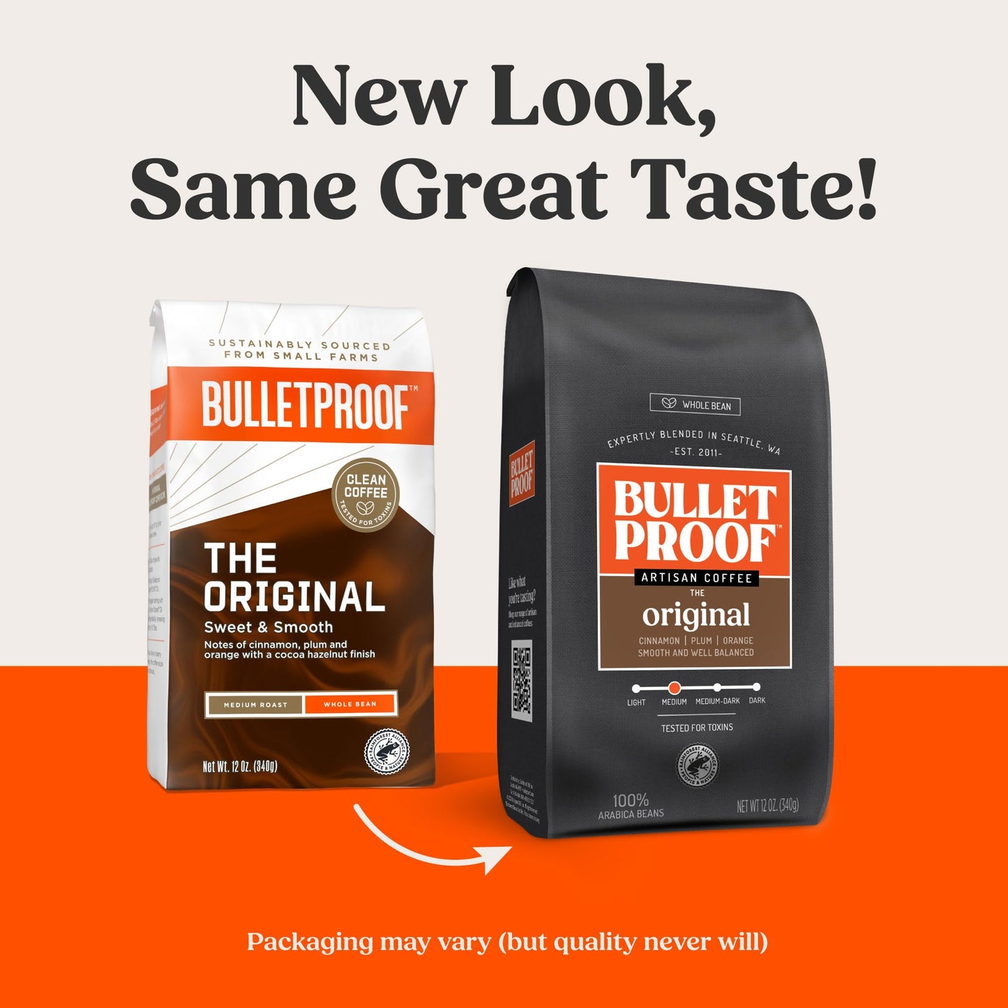 Bulletproof - Upgraded Coffee (whole bean) - 340g/12oz (single)