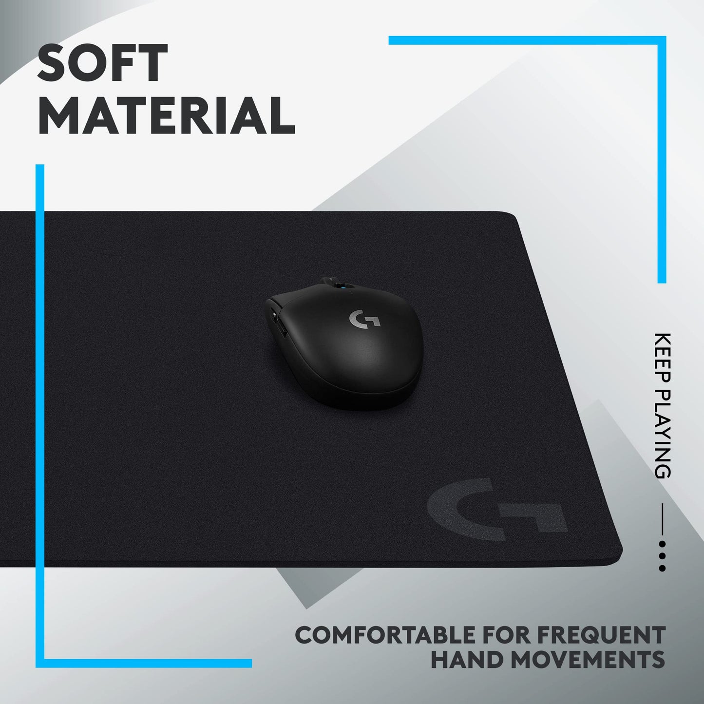 Logitech 943 000095 G240 Gaming Mouse Mat Black