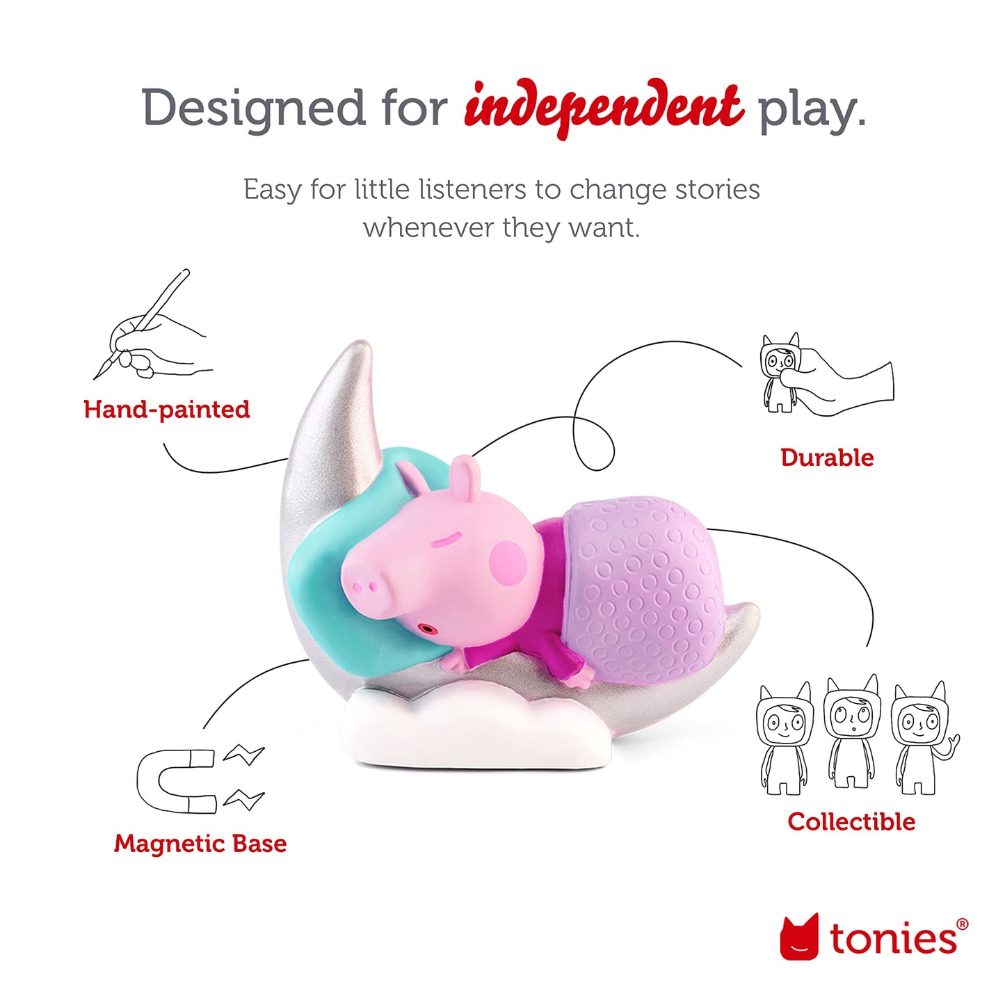 tonies Peppa Pig Audio Play Character from Peppa’s Bedtime Stories