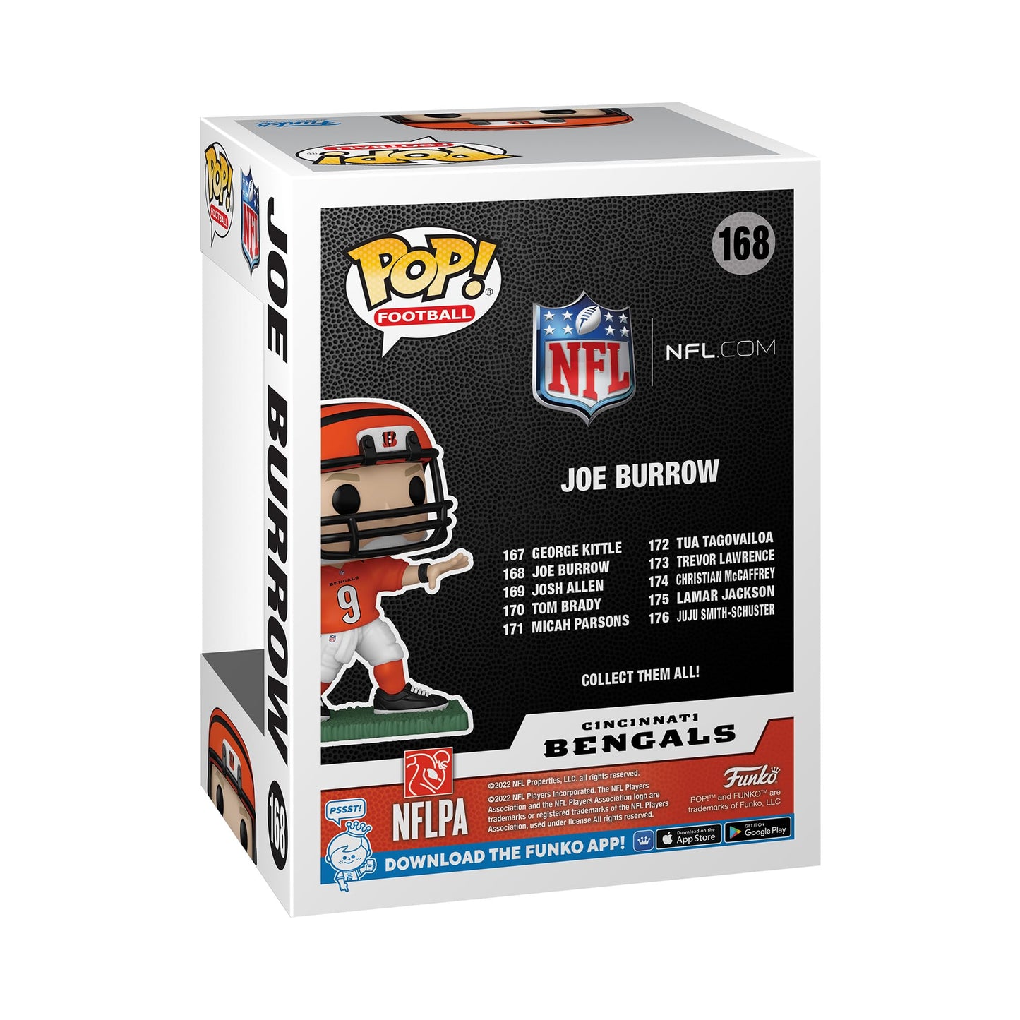 Funko POP! NFL: Bengals - Joe Burrow - Collectable Vinyl Figure - Gift Idea - Official Merchandise - Toys for Kids & Adults - Sports Fans - Model Figure for Collectors and Display