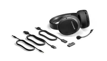 SteelSeries Arctis 1 Wireless Gaming Headset – USB-C – Detachable Clearcast Microphone – for PC, PS4, Nintendo Switch and Lite, Android – Black