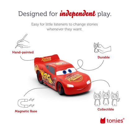 Tonies Lightning McQueen Audio Play Character from Disney and Pixar's Cars,Multicolor,Medium