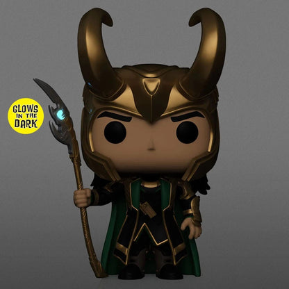 Funko - Pop! Avengers: Loki with Glow in The Dark Scepter Special Edition 985