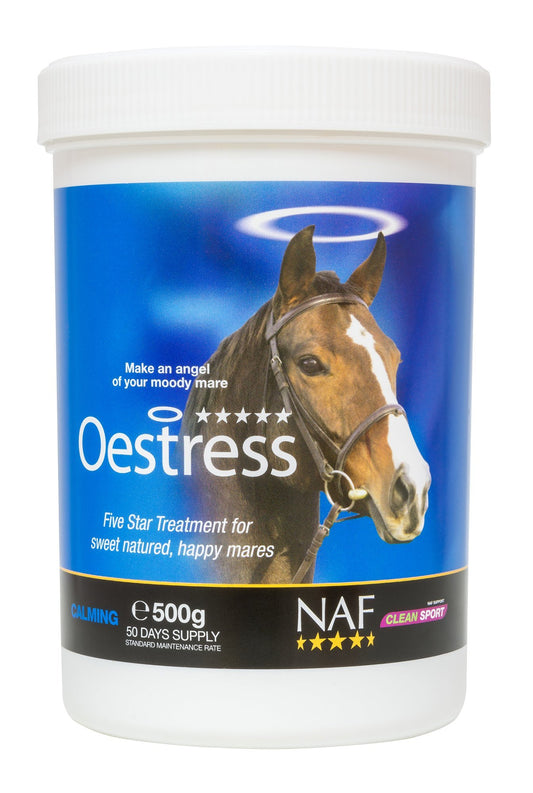 NAF 5 Star Oestress - Horse Feed for Mare Care, 500g Unflavoured Extruded Kibble