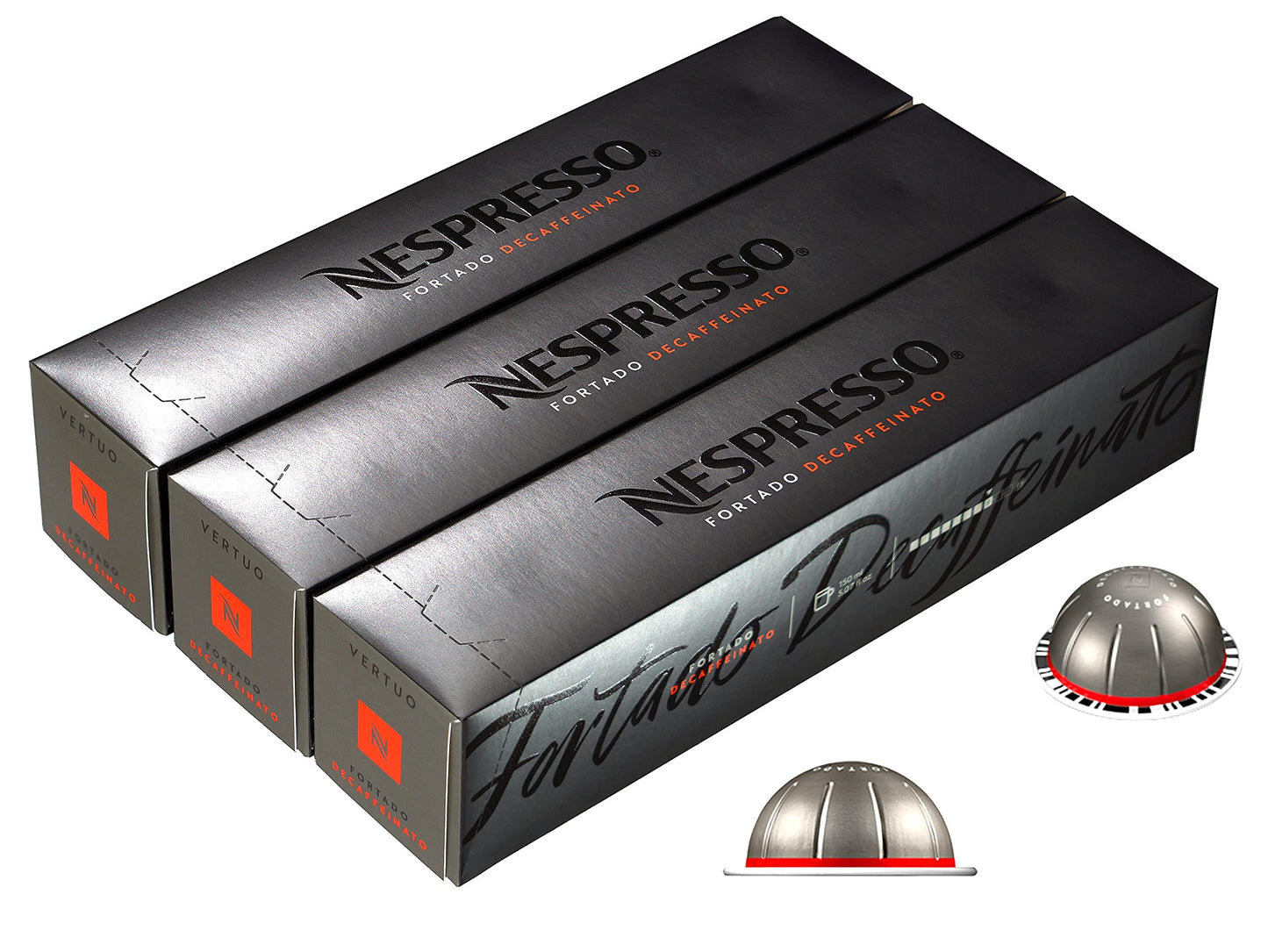 Nespresso Vertuoline: Fortado Decaffeinato, 30 Capsules